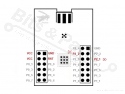 ZigBee CC2530 + CC2591 board with antenna